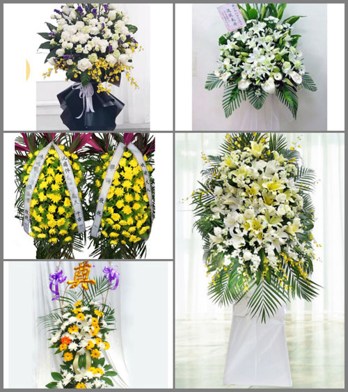 福建福州长乐市古槐镇湖南村白事花篮预定